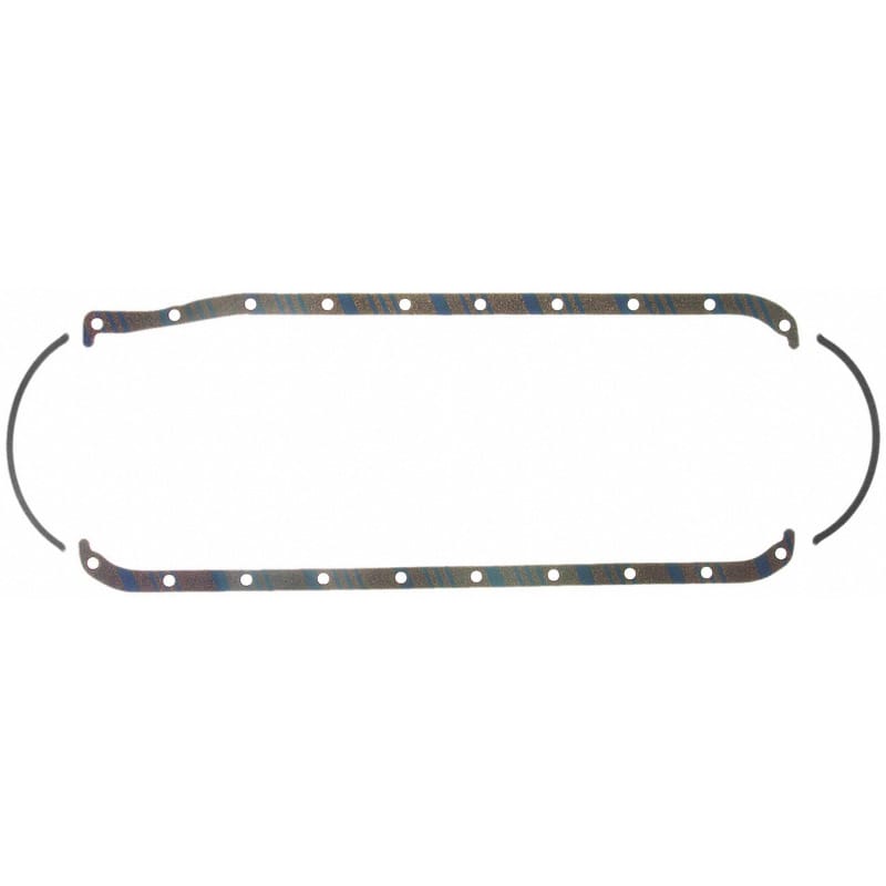 Fel-Pro — Fel-Pro OS 13190 C Engine Oil Pan Gasket Set Blue Stripe cork-rubber