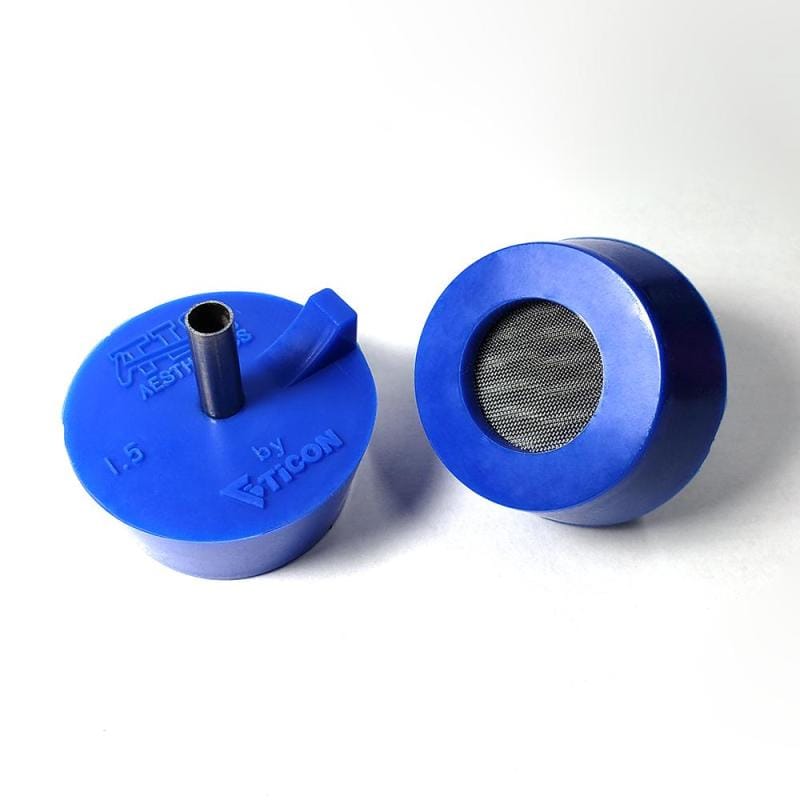 Ticon — Ticon Industries Tig Aesthetics 1.5in Pipe / 1.5in Header Silicone Purge Plug - Blue