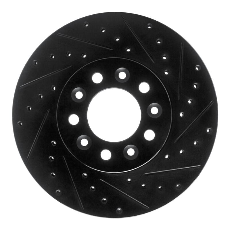 R1 Concepts — R1 99-03 Ford Windstar Front Right Drilled & Slotted Black Brake Rotor
R1 Brake Rotor Drill