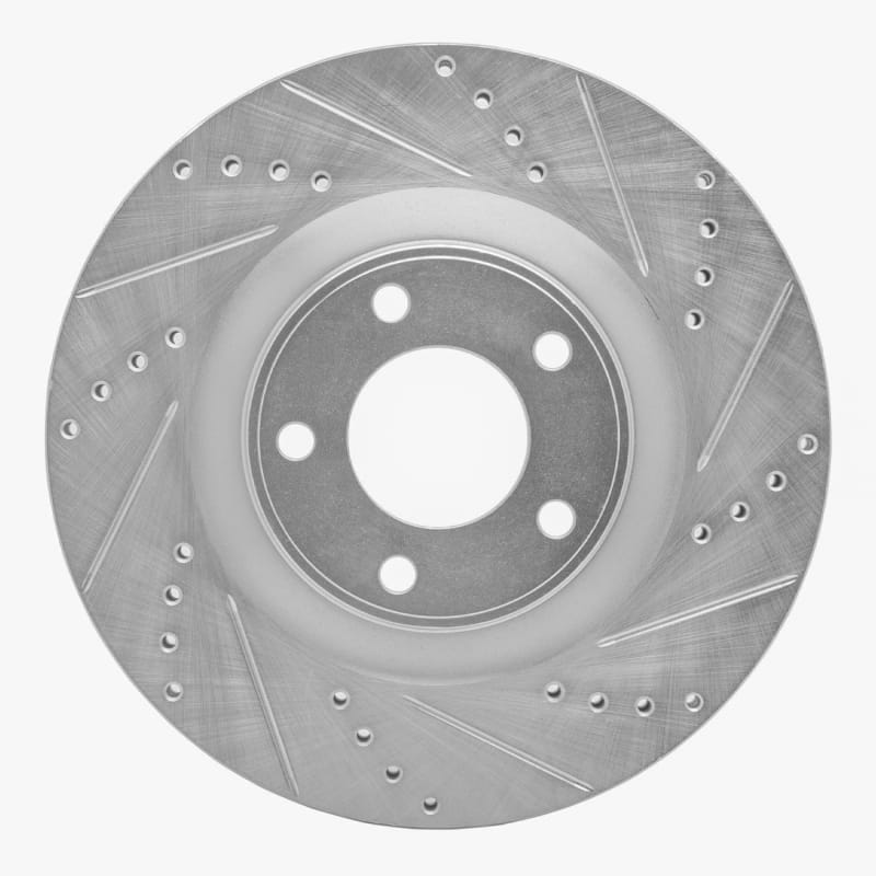 R1 Concepts — R1 07-15 Ford Edge Front Right Drilled & Slotted Silver Brake Rotor
R1 Brake Rotor Drill