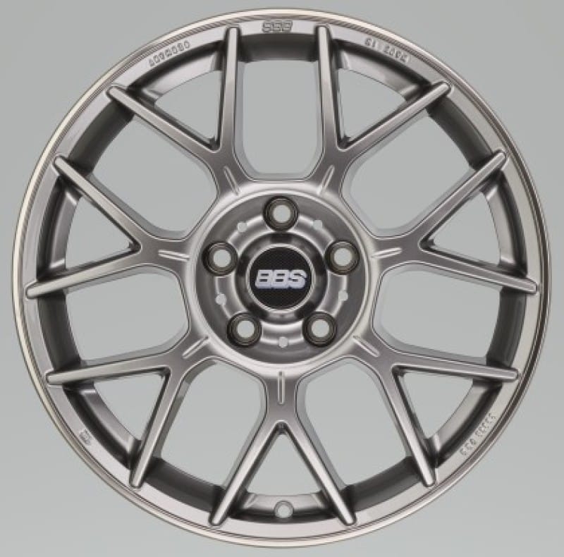 BBS — BBS XR 18x8 5x112 28mm Offset 82mm Bore PFS/Clip Req Gloss Platinum Wheel