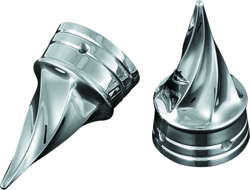 Kuryakyn — Kuryakyn Twisted Axle Caps Chrome