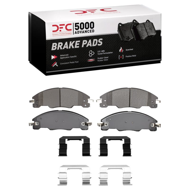 DFC — DFC 08-11 Ford Focus Front 5000 Advanced Ceramic Brake Pads and Hardware Kit
DFC Brake Pad Set