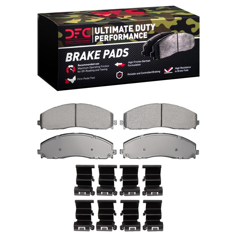 DFC — DFC 11-22 Ford F-250 2WD (Super Duty) Front Ultimate Duty Performance Brake Pads and Hardware Kit
DFC Brake Pad Set