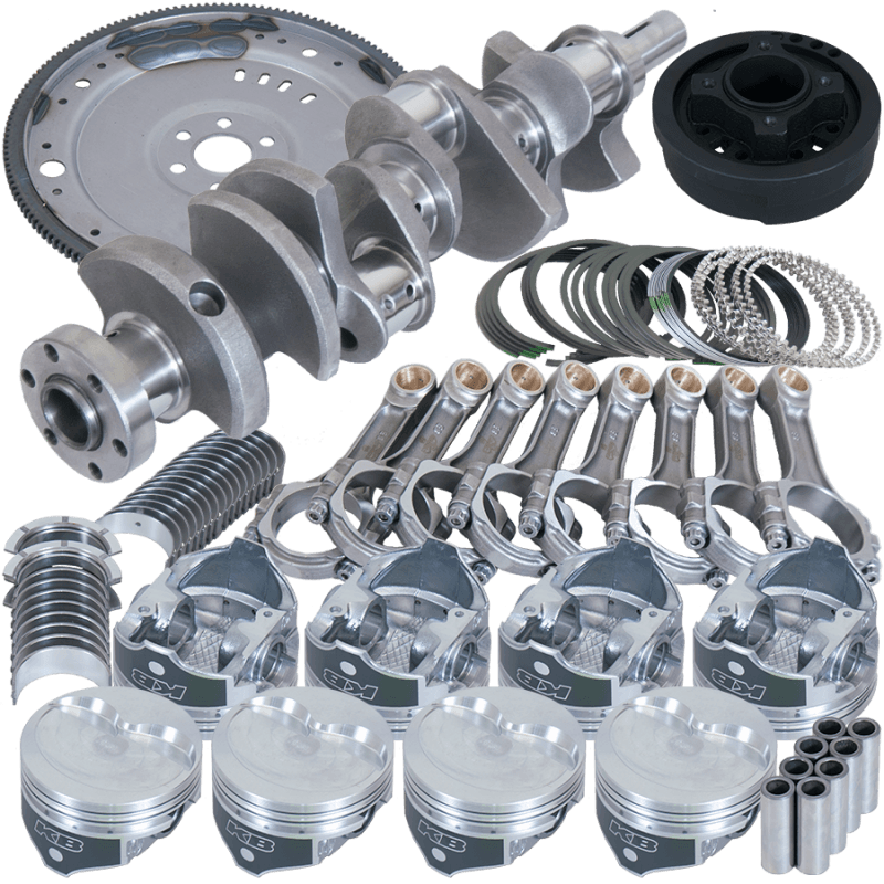 Eagle — Eagle Ford 302 3.400in Crank 5.400in I-Beam Rod -16cc 4.030in Pistons 157 Tooth FW Balanced Assembly
Bal Str & Strip Assy