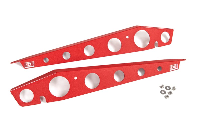 GrimmSpeed — GrimmSpeed 2015+ Subaru WRX/STI Fender Shrouds - Red