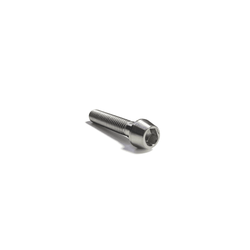 Ticon — Ticon Industries Titanium Bolt Taper Cone M6x20x1TP 4mm Allen Head