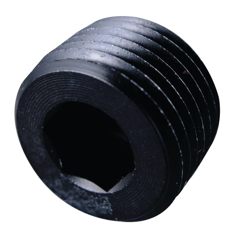 Fragola — Fragola 1/16 NPT Pipe Plug- Internal Black