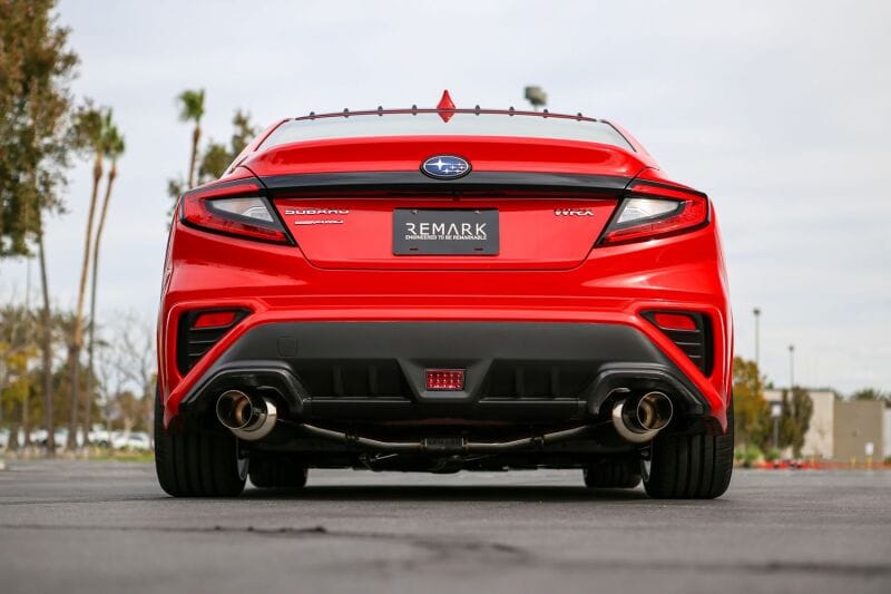 Remark — REMARK 2022+ Subaru WRX VB Catback Exhaust - Dual R1 Spec Stainless (Non-Resonated)