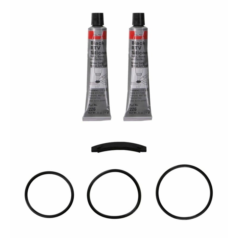 Fel-Pro — Fel-Pro Acura TL OS 30812 Engine Oil Pan Gasket Set RTV Black silicone w/Rubber end seal