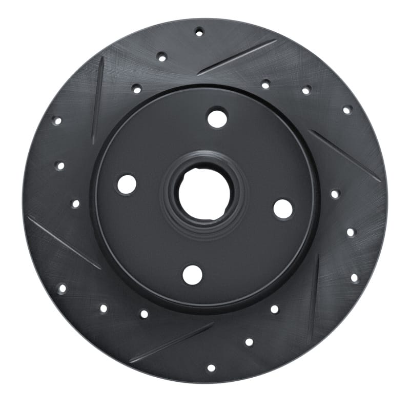 R1 Concepts — R1 76-84 Porsche 924 Front Left Drilled & Slotted Black Brake Rotor
R1 Brake Rotor Drill