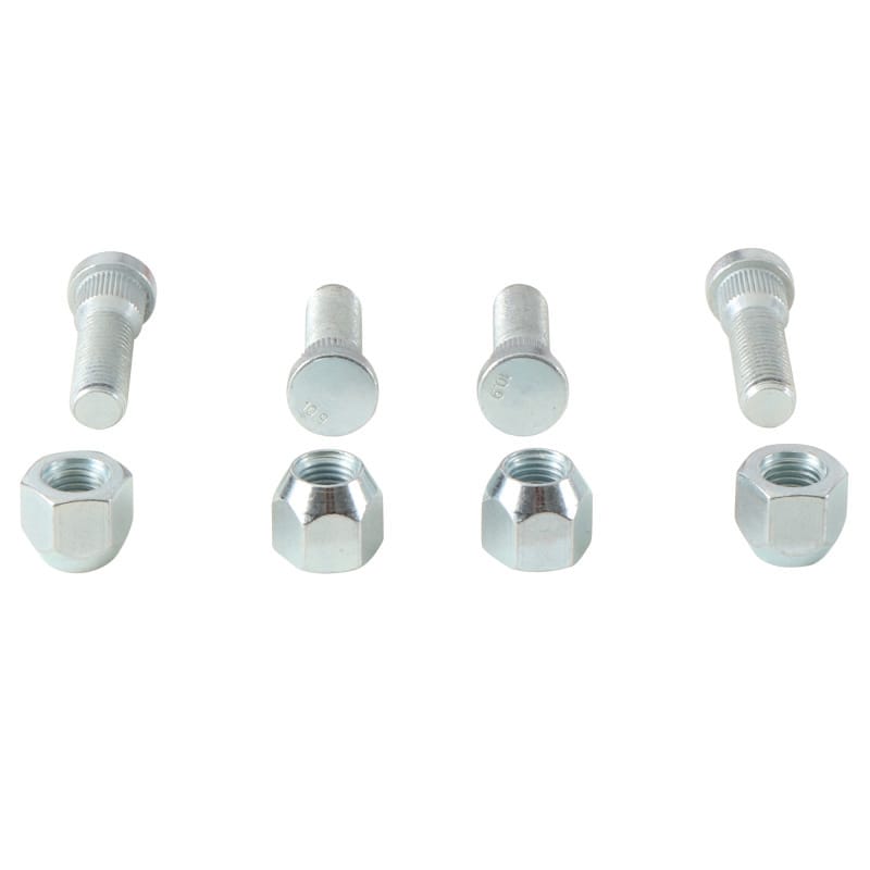 QuadBoss — Wheel Stud & Nut Kit, Front/Rear, Black