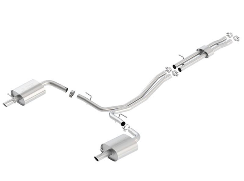 Borla — Borla 2016 Ford Explorer 3.5L EcoBoost Dual Split Rear Ext SS S-Type CB Exhaust (No Tips)
Cat-Back System