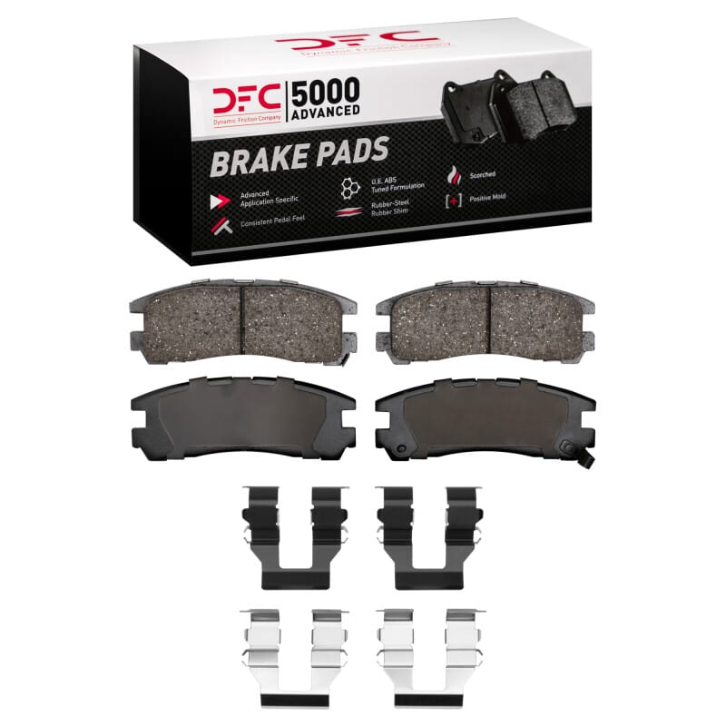 DFC — DFC 92-12 Chrysler Sebring Rear 5000 Advanced Ceramic Brake Pads and Hardware Kit
DFC Brake Pad Set