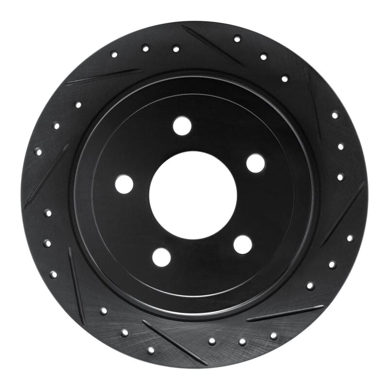 R1 Concepts — R1 03-05 Ford Explorer Sport Trac Rear Right Drilled & Slotted Black Brake Rotor
R1 Brake Rotor Drill