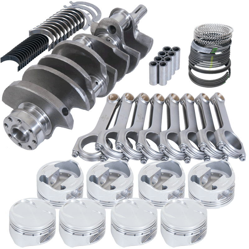 Eagle — Eagle Ford 4.6 2V Windsor 3.750in Crank 5.950in H-Beam -13cc 3.582in Pistons Rotating Assembly
Street & Strip Assy