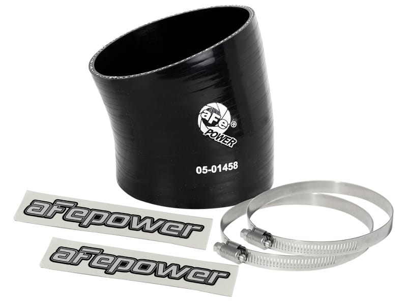 aFe — aFe Magnum FORCE Intake Coupling Kit (3-1/2IN ID to 3-1/4 IN ID x 15 Deg.) Elbow Coupler - Black
Intake Coupling Kit