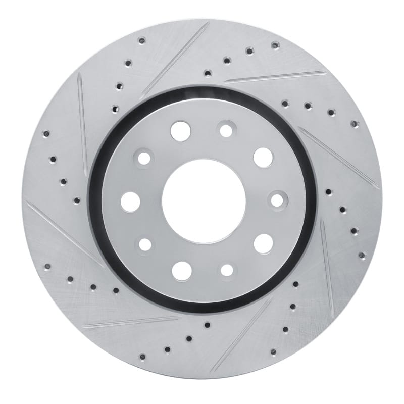 R1 Concepts — R1 18-25 Jeep Wrangler Front Left Drilled & Slotted Silver Brake Rotor
R1 Brake Rotor Drill