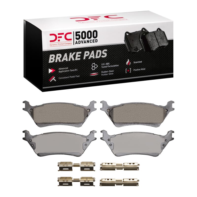 DFC — DFC 12-20 Ford F-150 4WD Rear 5000 Advanced Ceramic Brake Pads and Hardware Kit
DFC Brake Pad Set