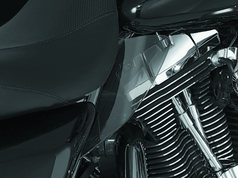 Kuryakyn — Airmaster Saddle Shields Heat Deflectors