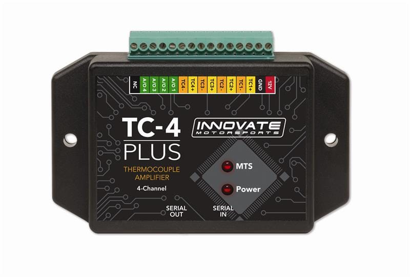 Innovate Motorsports — TC-4 PLUS: Thermocouple Amplifier for MTS, 4-Channel w/Analog Outputs