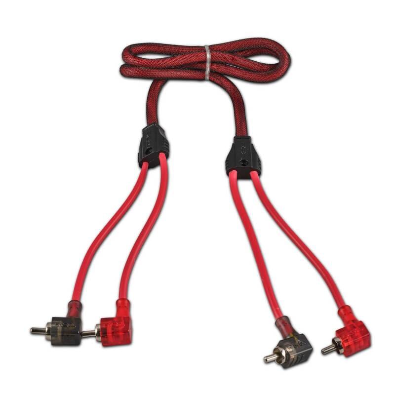 DS18 — DS18 Level 2 RCA Wire 3-Feet Smart 90-Degree Connectors