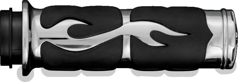 Kuryakyn — Kuryakyn ISO Flame Grips Metric Chrome