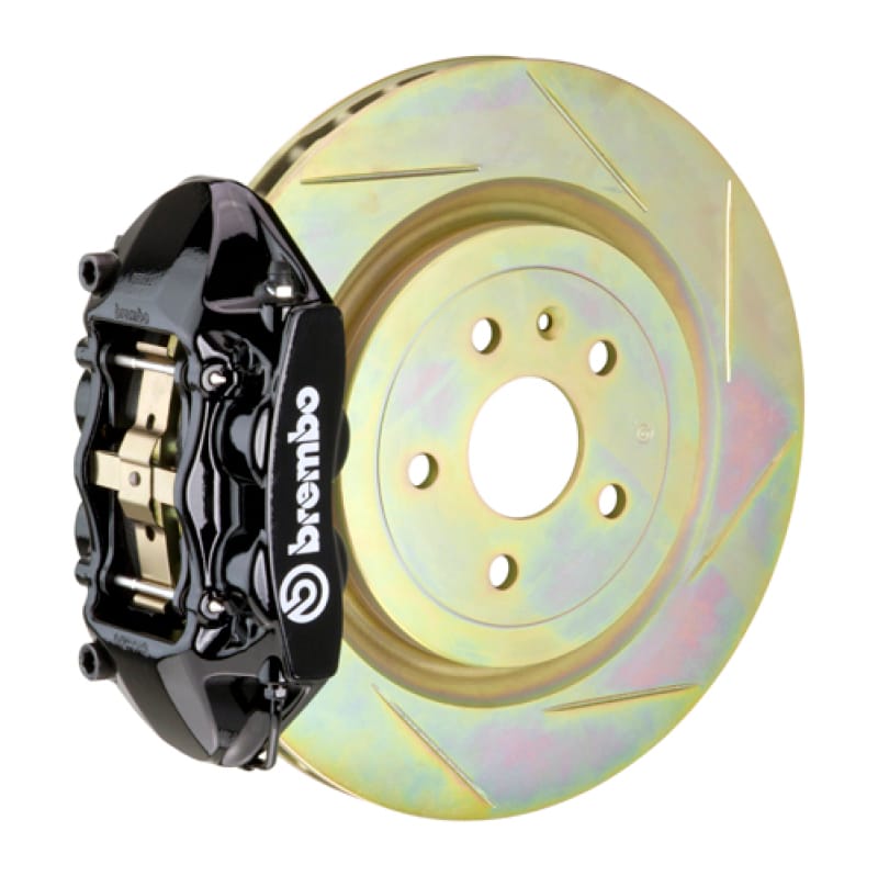 Brembo — Brembo 08-13 C30 Front GT BBK 4 Piston Cast 336 x28 1pc Rotor Slotted Type-1-Black