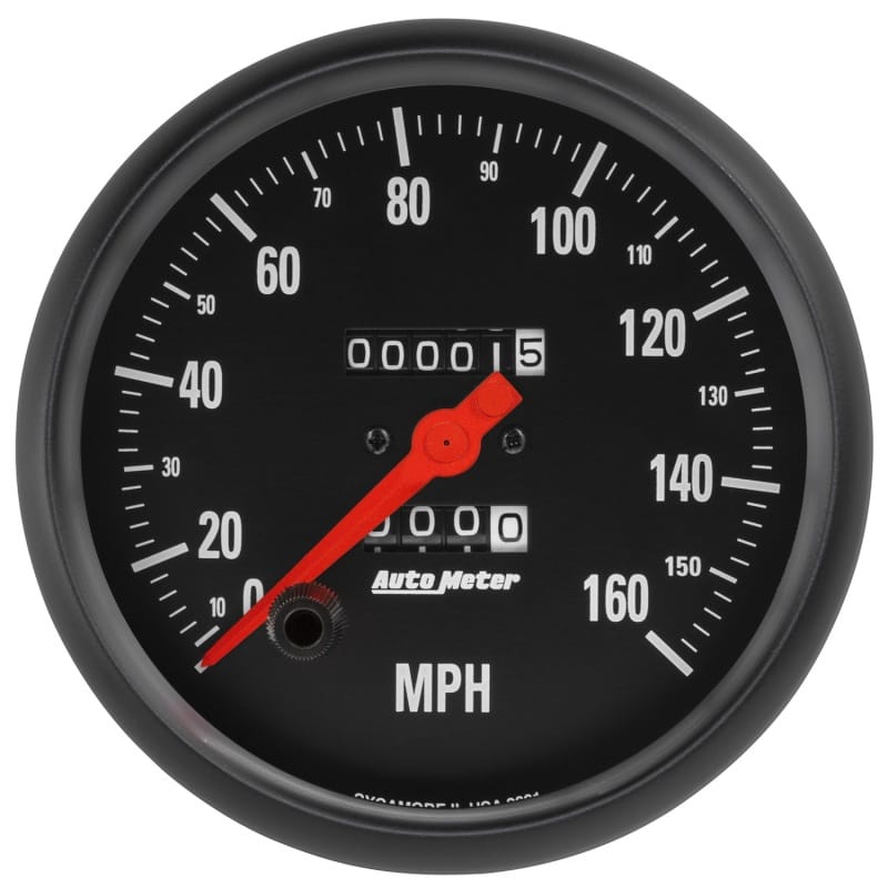 AutoMeter — Autometer Z-Series 0-160MPH Speedometer 5in. Mechanical Gauge
5" SPD 160MPH M Z