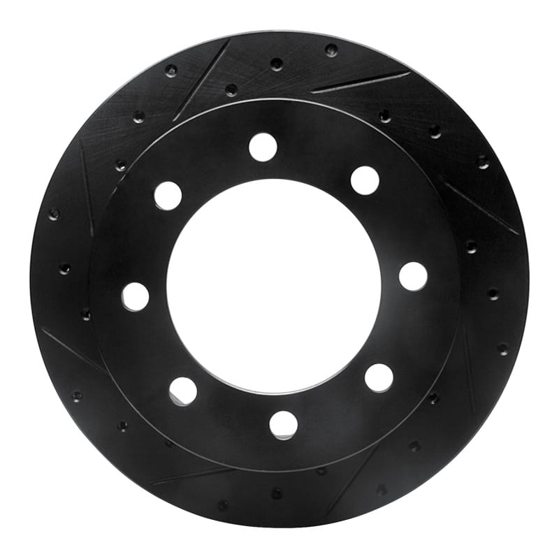 R1 Concepts — R1 99-07 Ford E-250 Econoline Rear Left Drilled & Slotted Black Brake Rotor
R1 Brake Rotor Drill