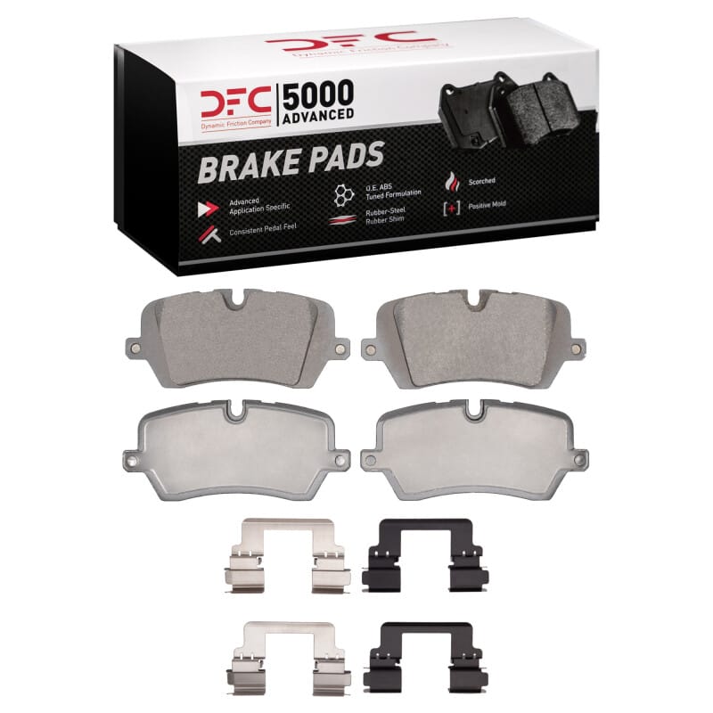 DFC — DFC 13-22 Land Rover Range Rover Rear 5000 Advanced Low Metallic Brake Pads and Hardware Kit
DFC Brake Pad Set