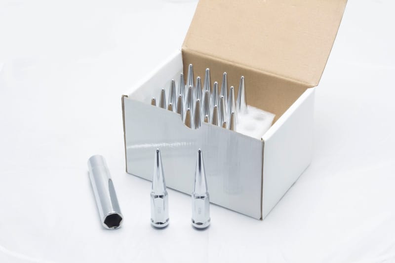 Wheel Mate — Wheel Mate Spiked Lug Nuts Set of 24 - Chrome 14x1.50