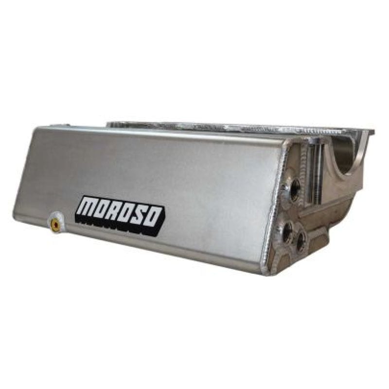 Moroso — Moroso Pre-1985 SBC Sprint Car Dry Sump 3 Pickup 6.5in Deep Aluminum Oil Pan