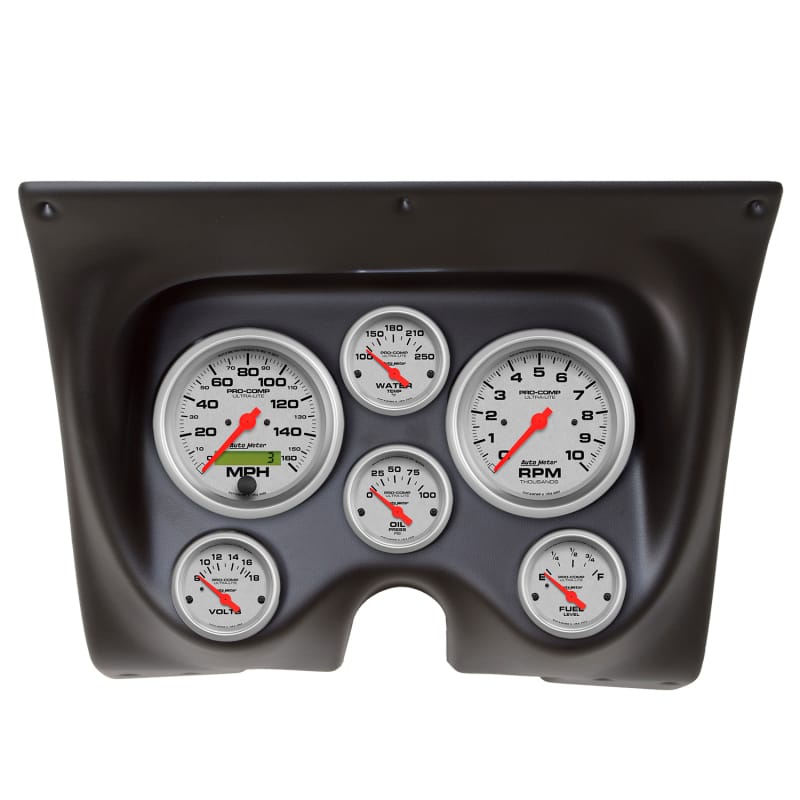 AutoMeter — Autometer Ultra-Lite 67-68 Camaro/Firebird Dash Kit 6pc Tach / MPH / Fuel / Oil / WTMP / Volt
GA KT CA/FRBD 67-8 U