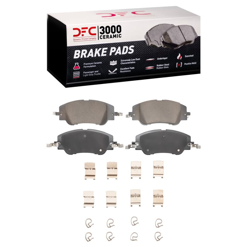 DFC — DFC 22-23 Peugeot 8 (Mexico) Front 3000 Ceramic Brake Pads and Hardware Kit
DFC Brake Pad Set