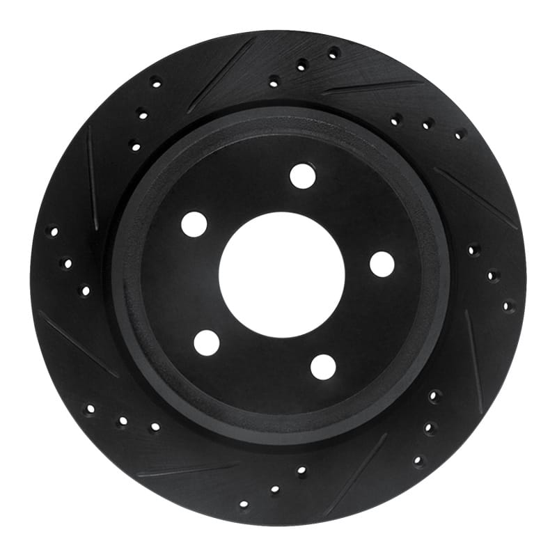 R1 Concepts — R1 10-11 Ford Ranger (USA/Canada) Rear Left Drilled & Slotted Black Brake Rotor
R1 Brake Rotor Drill