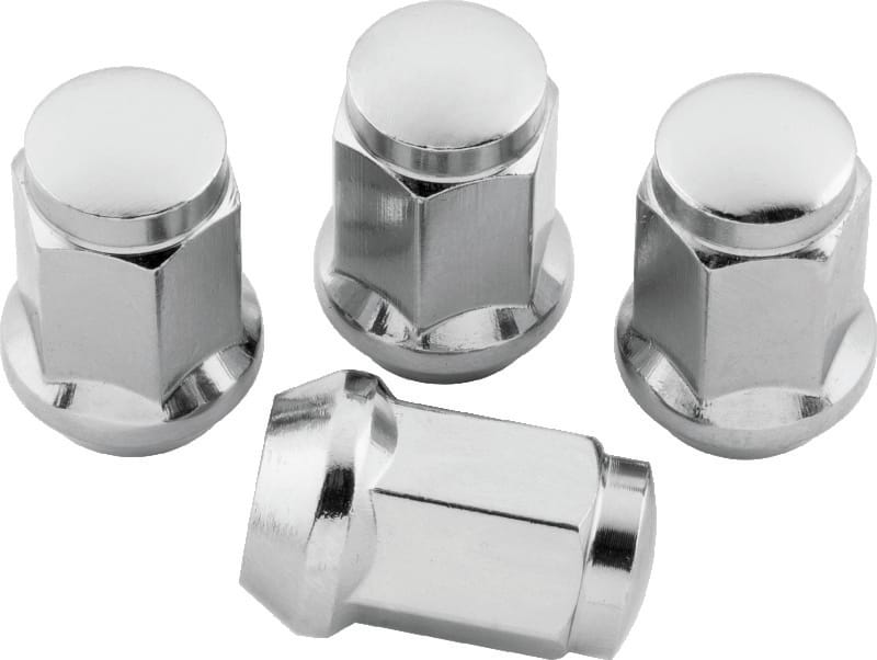 QuadBoss — Lug Nuts, 12x1.50, 17 mm. OD, Chrome