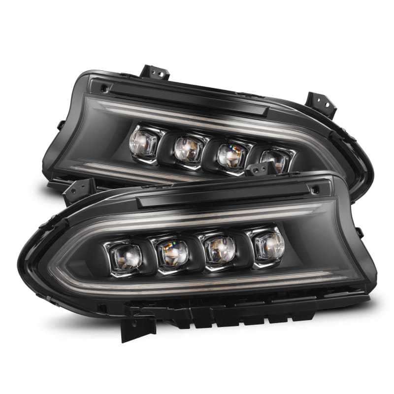 AlphaRex — AlphaRex 15-23 Dodge Charger NOVA-Series LED Proj Headlights Blk w/Activtn Light & Seq.Sig / SB DRL
Projector Headlights