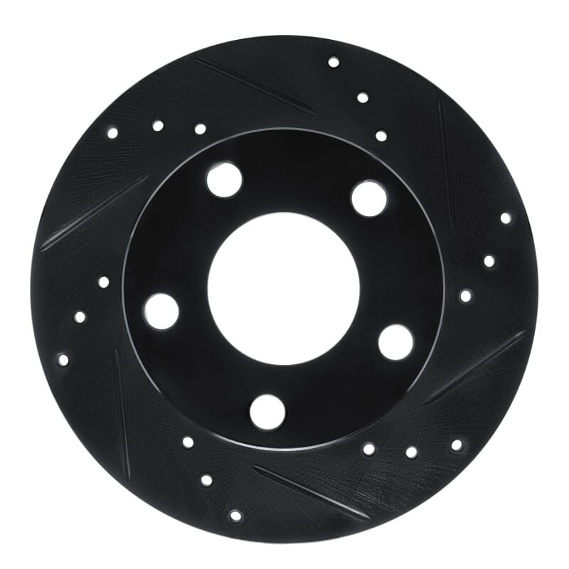 R1 Concepts — R1 80-91 Audi 5000S Rear Right Drilled & Slotted Black Brake Rotor
R1 Brake Rotor Drill