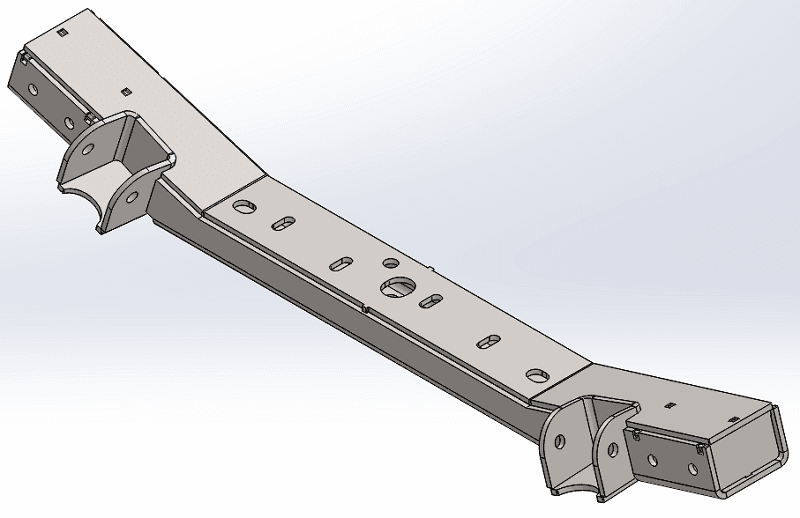 Artec Industries — Artec Industries 07-18 Jeep Wrangler JK Hd Crossmember With Link Mounts 2007-2011 Model Year