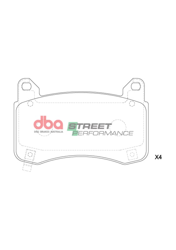 DBA — DBA 22-23 Tesla 3 (355mm Front Rotor) SP Performance Front Brake Pads
Brake Pad