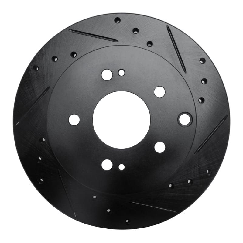 R1 Concepts — R1 06-12 Mitsubishi Eclipse Rear Right Drilled & Slotted Black Brake Rotor
R1 Brake Rotor Drill