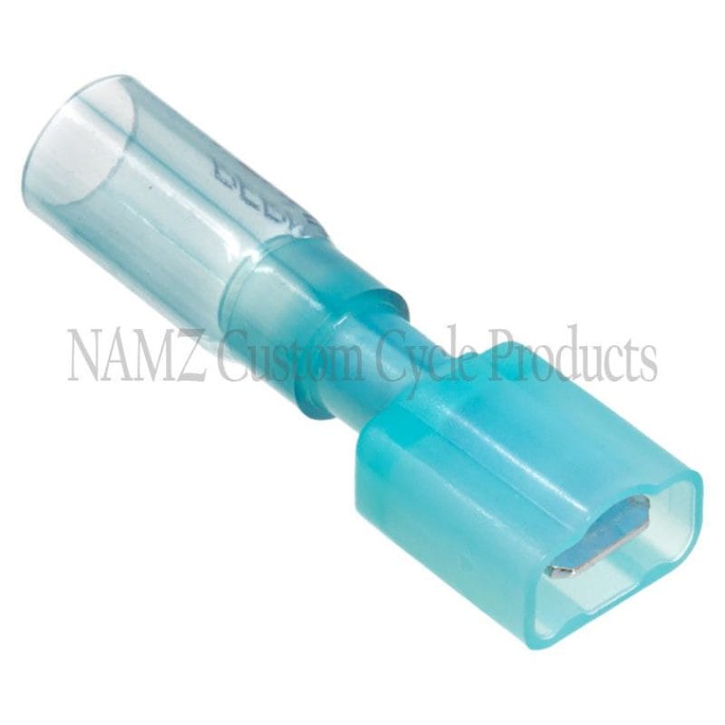 NAMZ — NAMZ Heat Sealable .25in. Male Quick Disconnect Terminals 16-14g (25 Pack)