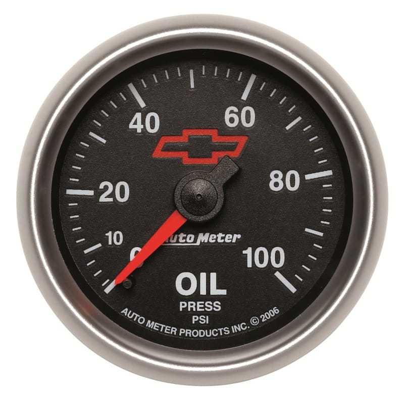 AutoMeter — Autometer Sport-Comp II GM 52mm 0-100 PSI Mechanical Oil Pressure Gauge
2-1/16" OIL PRESS, 0