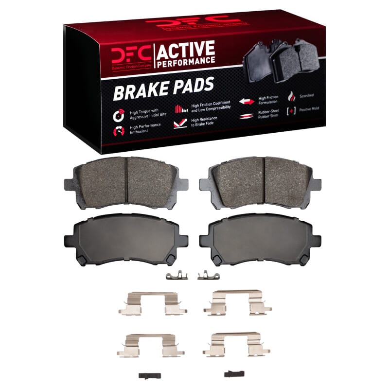 DFC — DFC 97-03 Subaru Forester Front Active Performance Pads and Hardware Kit
DFC Brake Pad Set
