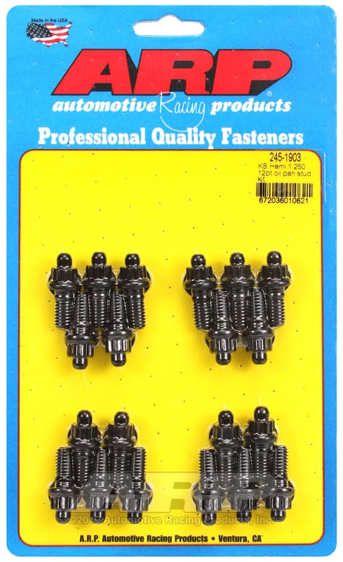 ARP — ARP KB Hemi 1.250in 12pt oil pan stud kit