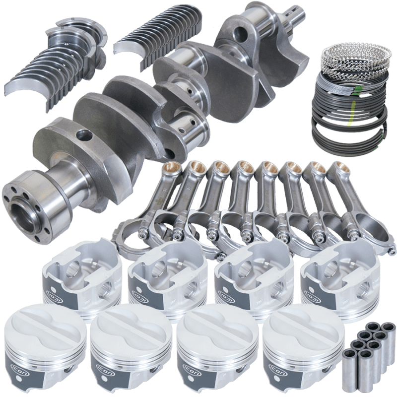 Eagle — Eagle Chevy LT1350 1Pc 3.750in Crank 5.700in I-Beam Rods -10cc 4.030in Pistons Rotating Assembly
Street & Strip Assy