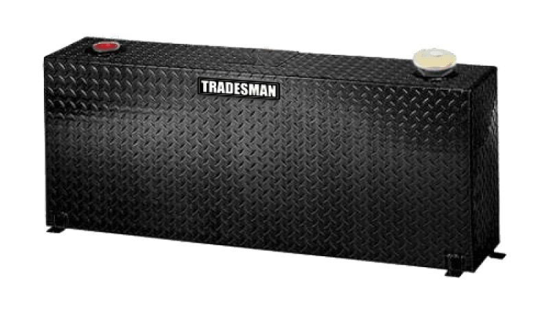 Tradesman — Tradesman Aluminum L-Shape Liquid Storage Tank (80 Gallon Capacity) - Black