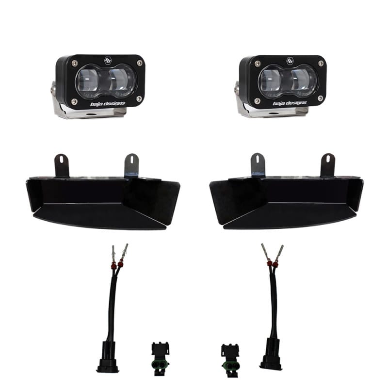 Baja Designs — Baja Designs 19-22 Dodge RAM 2500/3500 S2 SAE Fog Pocket Light Kit - Clear