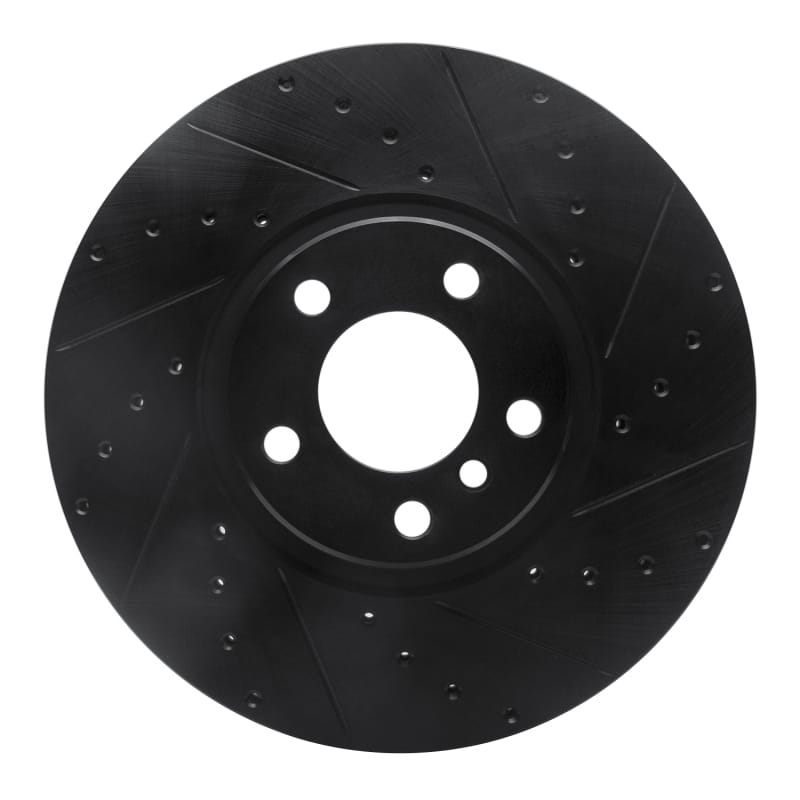 R1 Concepts — R1 07-18 BMW X6 Front Right Drilled & Slotted Black Brake Rotor
R1 Brake Rotor Drill